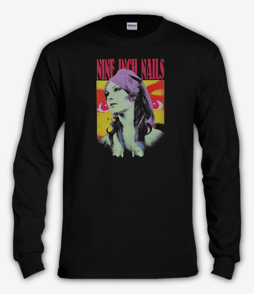 Polera manga larga Nine Inch Nails Manson