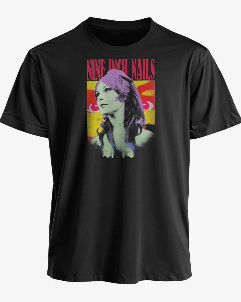 Polera Negro de Nine Inch Nails Manson