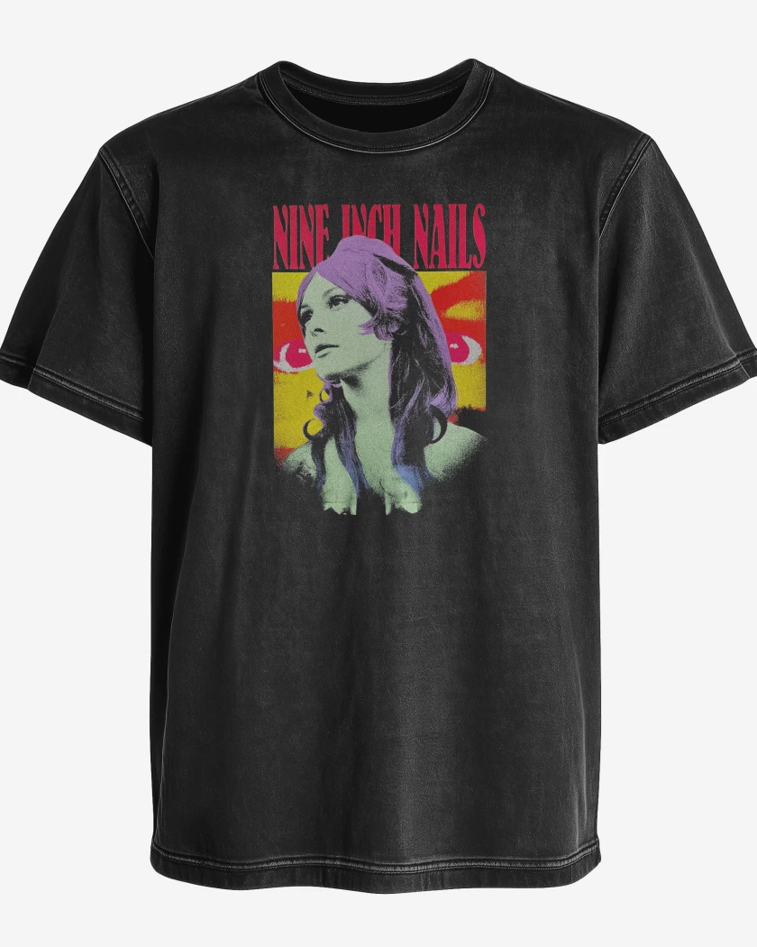 Polera desgastada Nine Inch Nails Manson