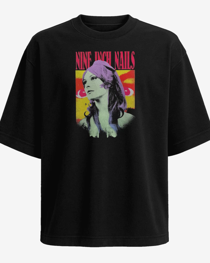 Polera Oversize Nine Inch Nails Manson