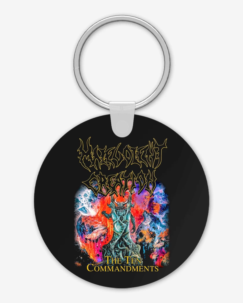 Llavero Malevolent Creation Ten Commandments