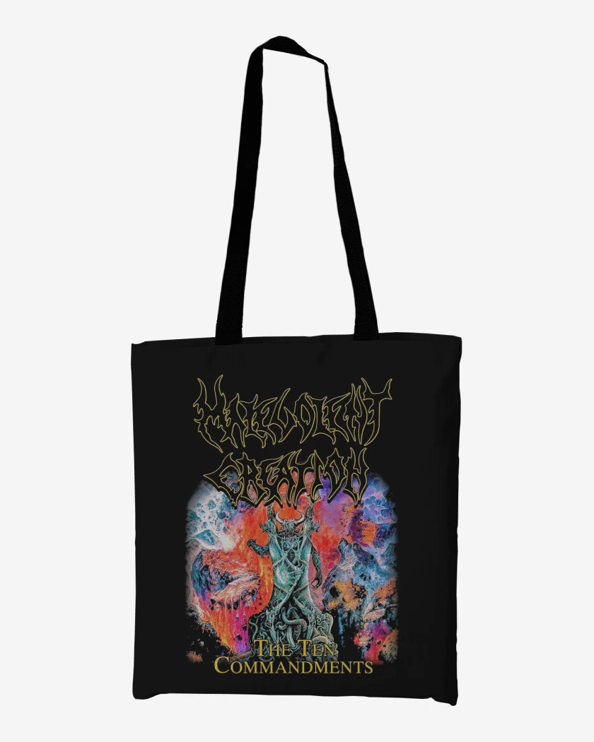 Totebag Malevolent Creation Ten Commandments