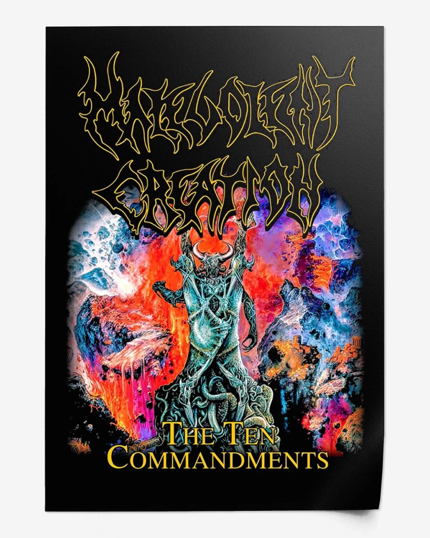 Print Malevolent Creation Ten Commandments