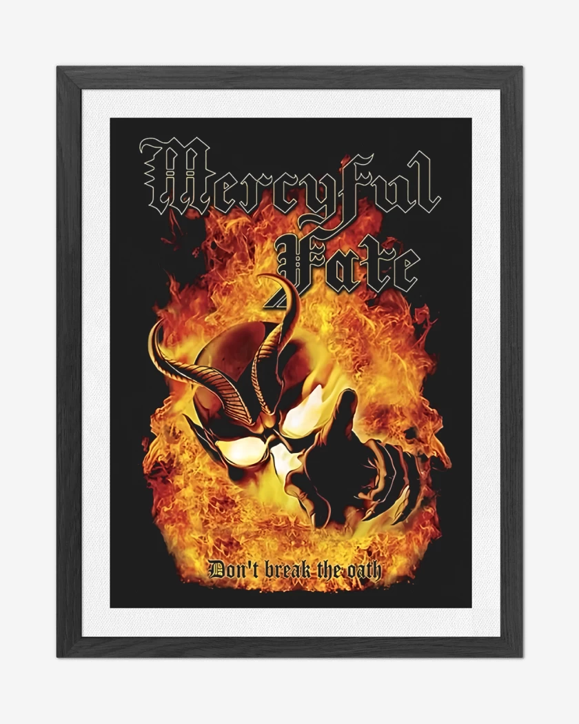 Cuadro decorativo Negro de Dont Break the Oath Mercyful Fate