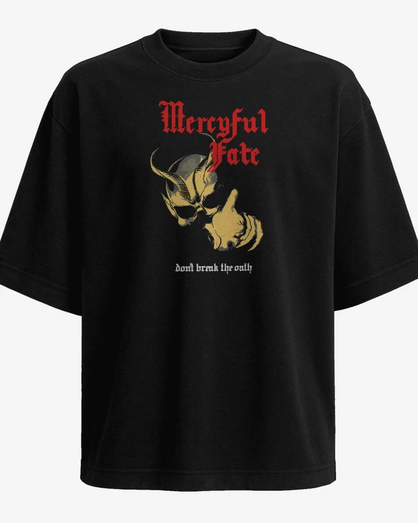Polera Oversize Mercyful Fate Dont Break 