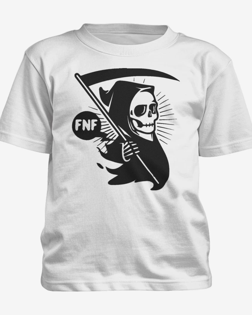 Polera de niño Blanco de Muerte