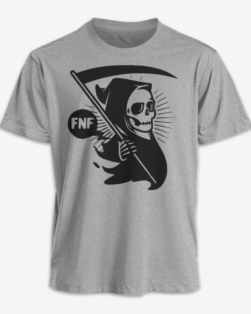Polera Gris Melange de Muerte
