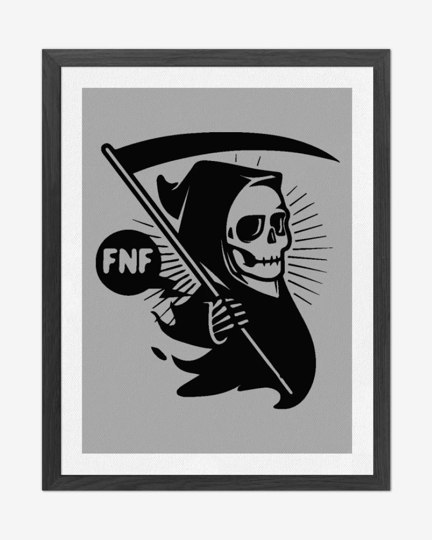 Cuadro decorativo Gris Melange de Muerte