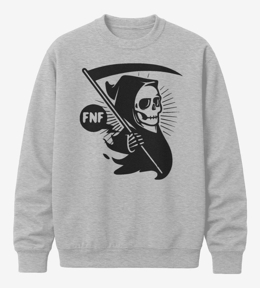 Poleron polo Gris Melange de Muerte