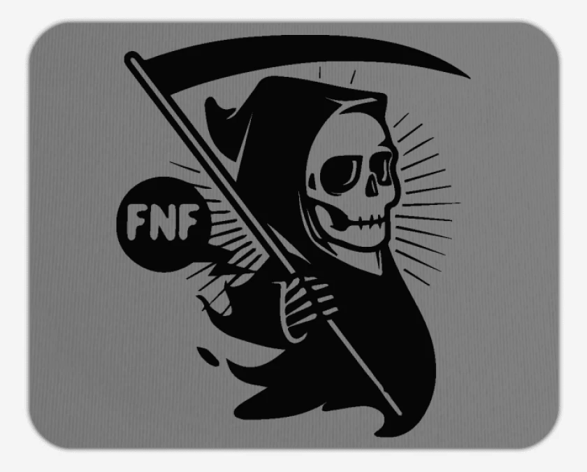 Mousepad Gris Melange de Muerte