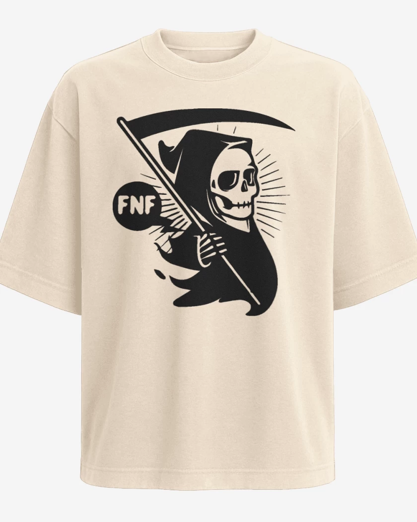 Polera Oversize Beige de Muerte