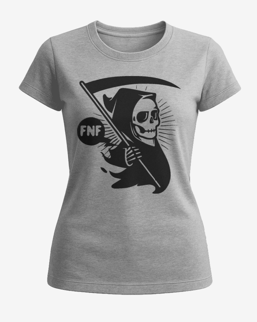 Polera de Mujer Gris Melange de Muerte