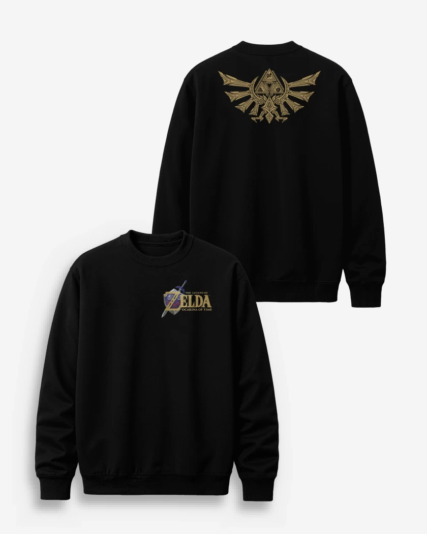Poleron polo Zelda ocarina logos