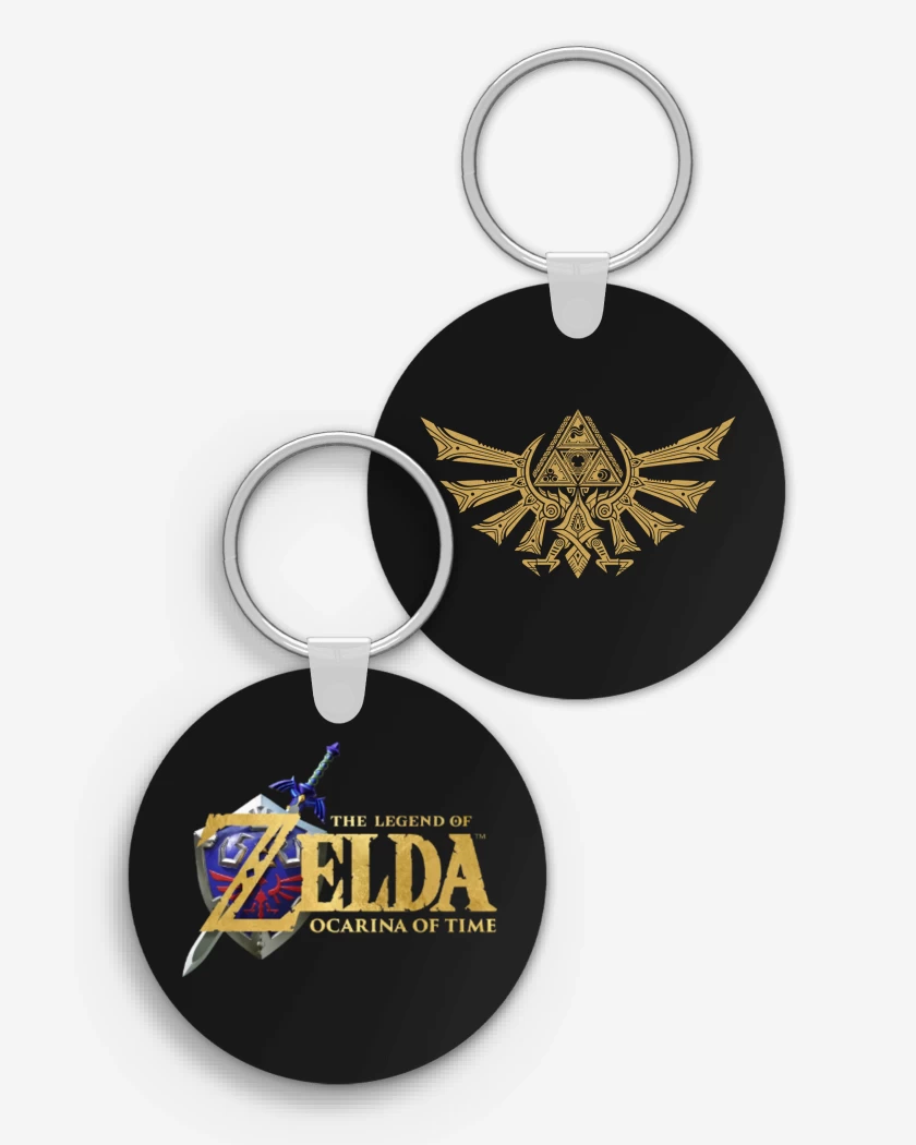 Llavero Zelda ocarina logos