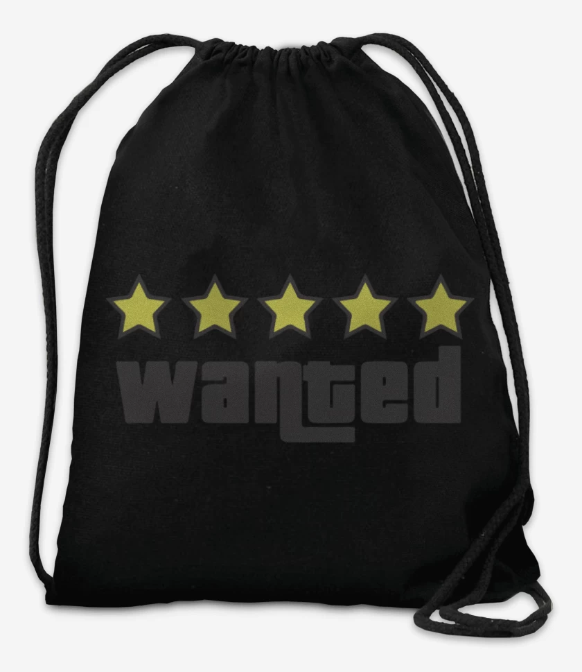 Mochila Negro de Grand Theft Auto - Wanted