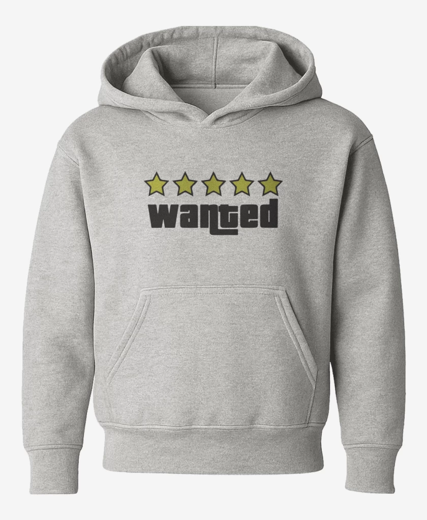 Poleron de niño Gris Melange de Grand Theft Auto - Wanted