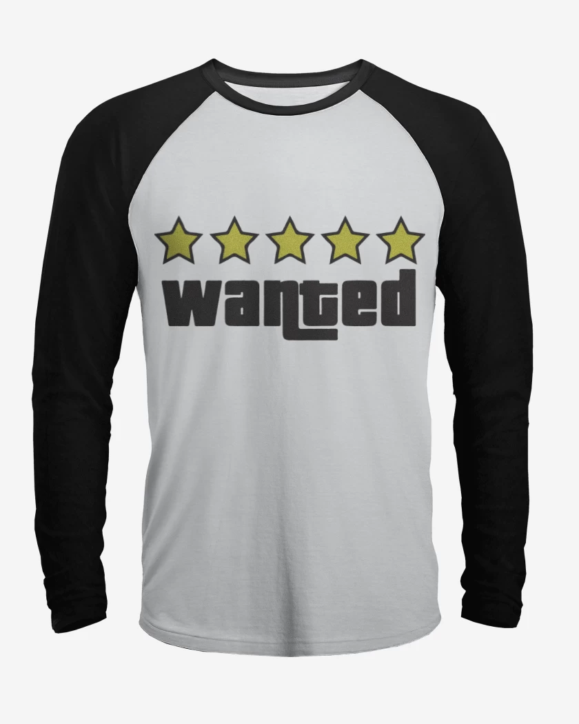Polera Raglan Grand Theft Auto - Wanted
