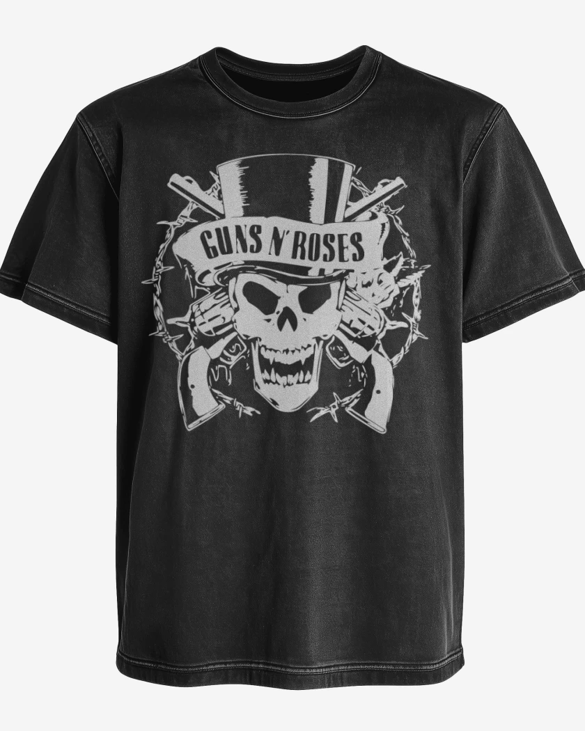 Polera desgastada Guns And Roses
