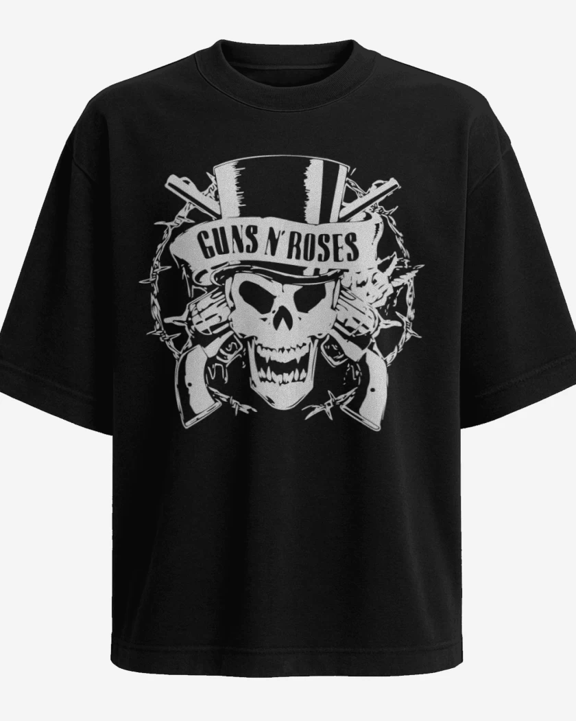 Polera Oversize Guns And Roses