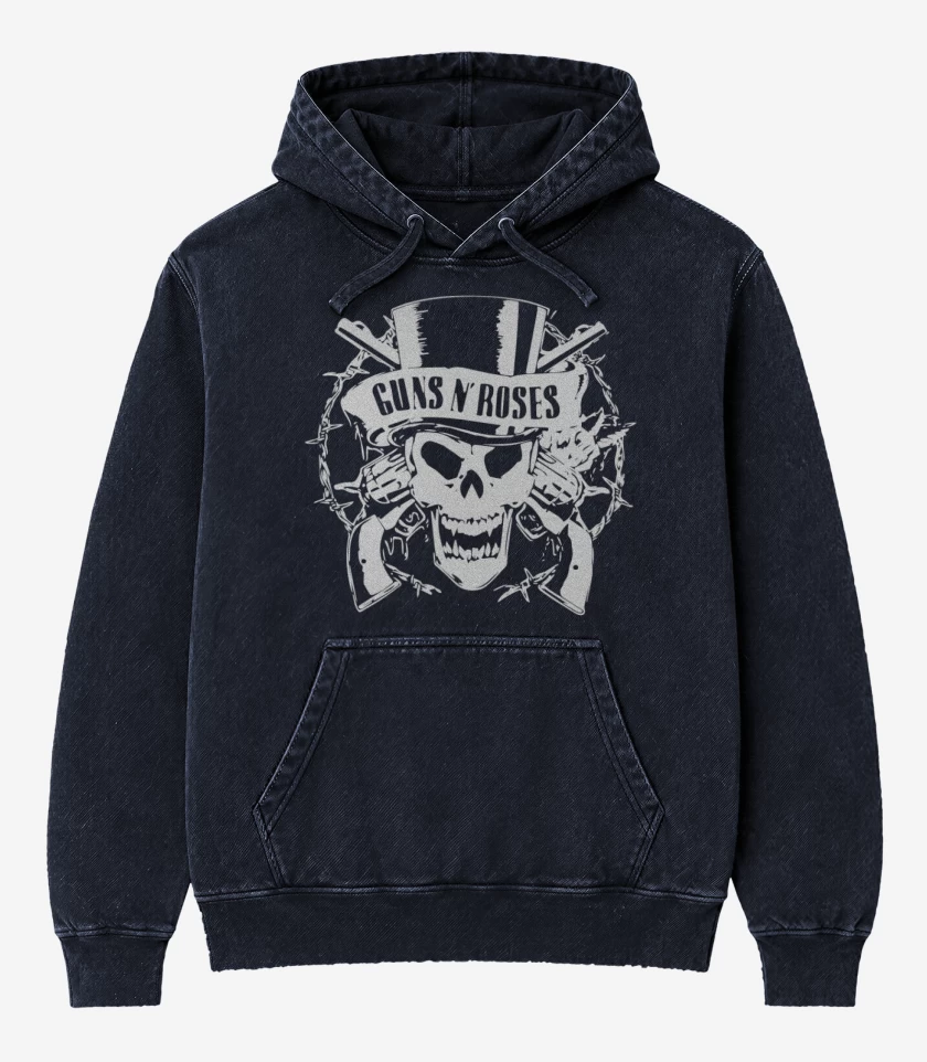 Poleron Canguro Acid Wash Guns And Roses