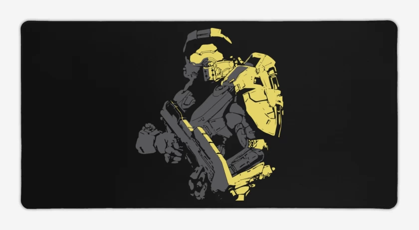 Mouse pad Gamer Negro de Aureola