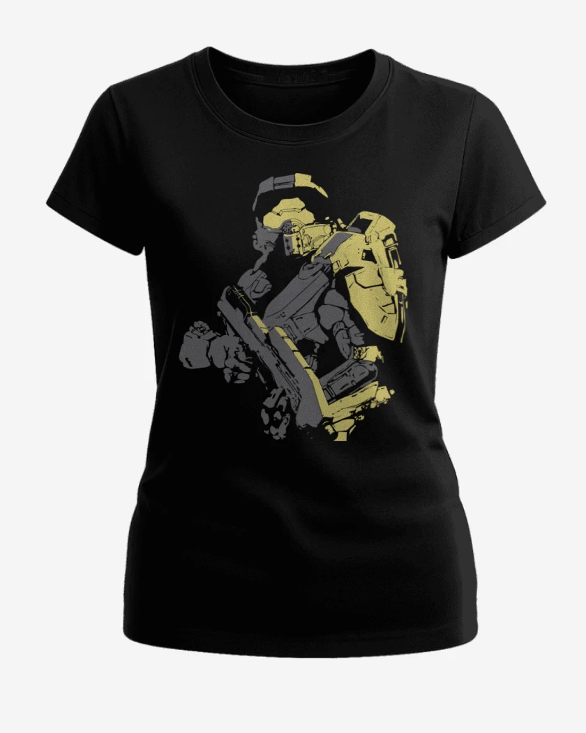 Polera de Mujer Negro de Aureola