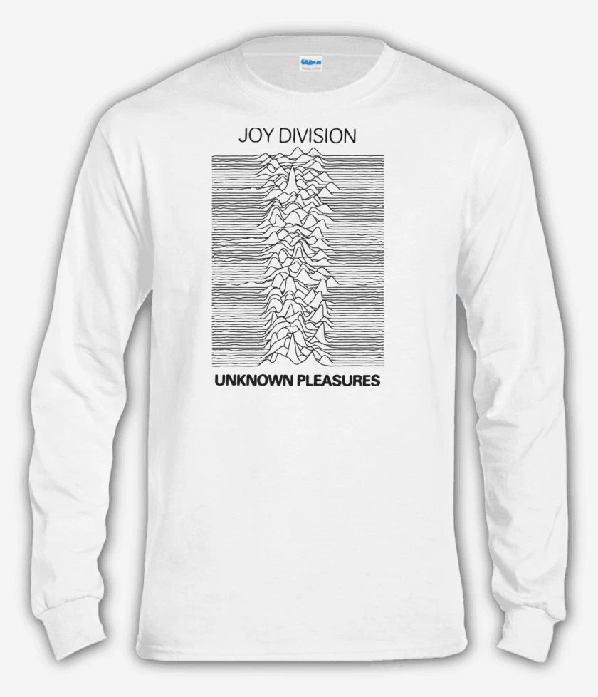 Polera manga larga Blanco de Joy Division