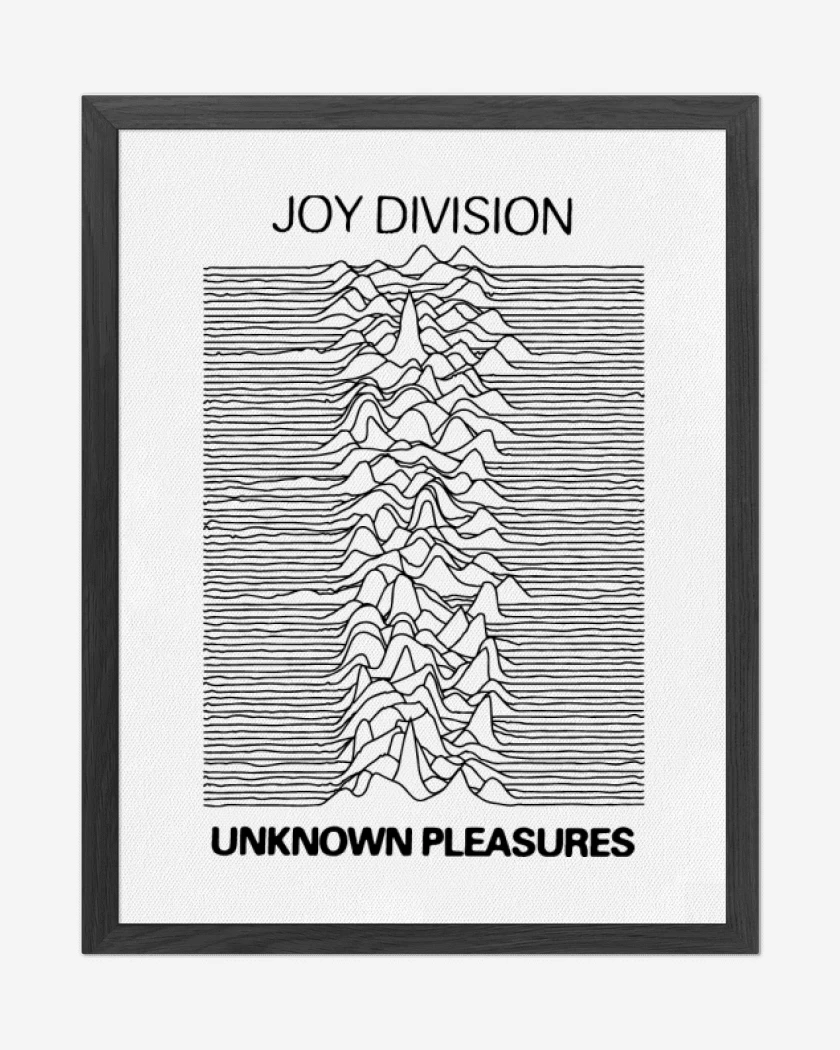 Cuadro decorativo Blanco de Joy Division