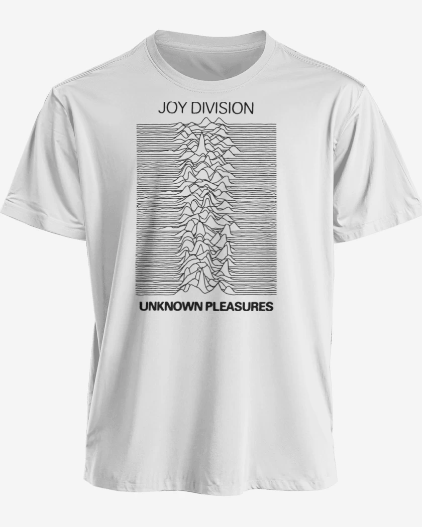 Polera premium Blanco de Joy Division