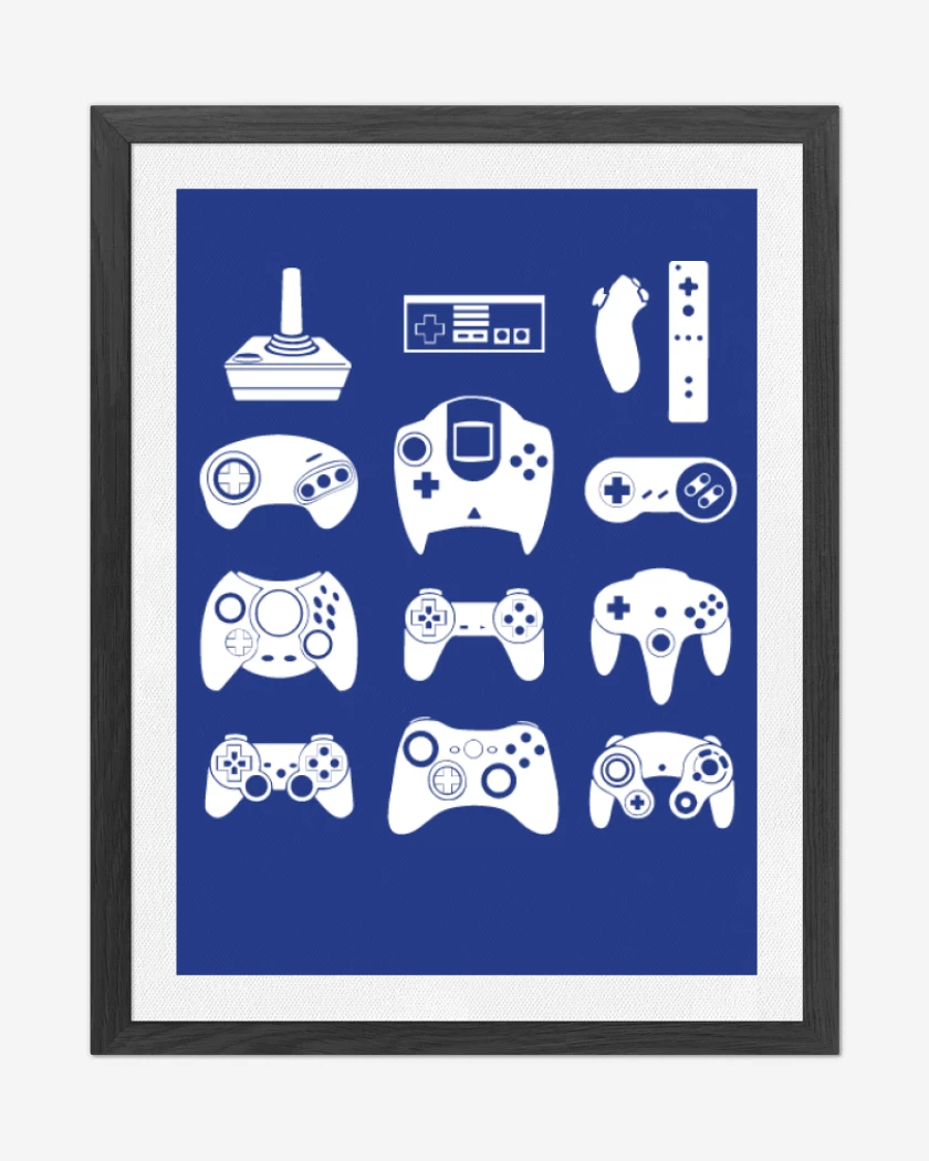 Cuadro decorativo Joysticks
