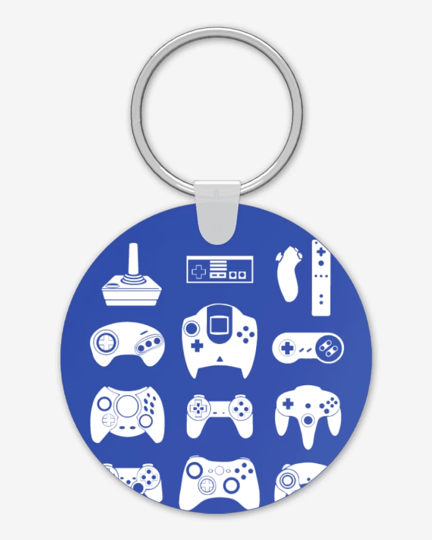 Llavero Azul Rey de Joysticks