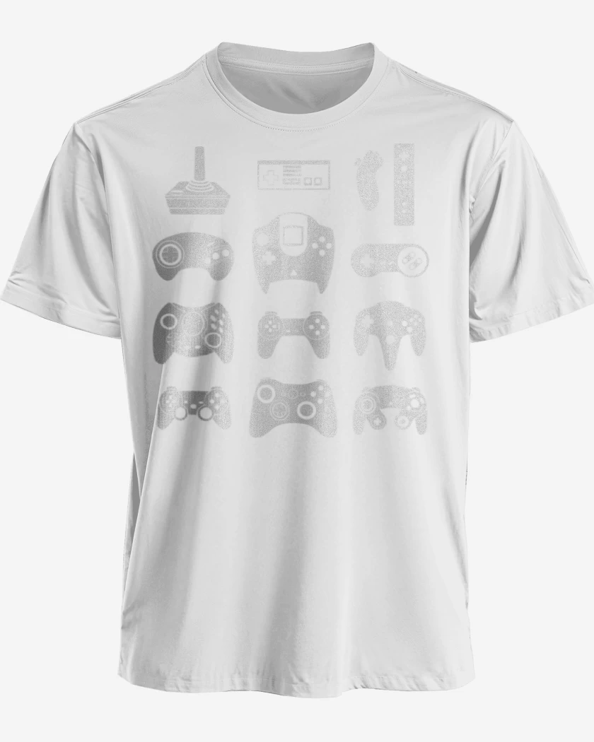 Polera premium Blanco de Joysticks