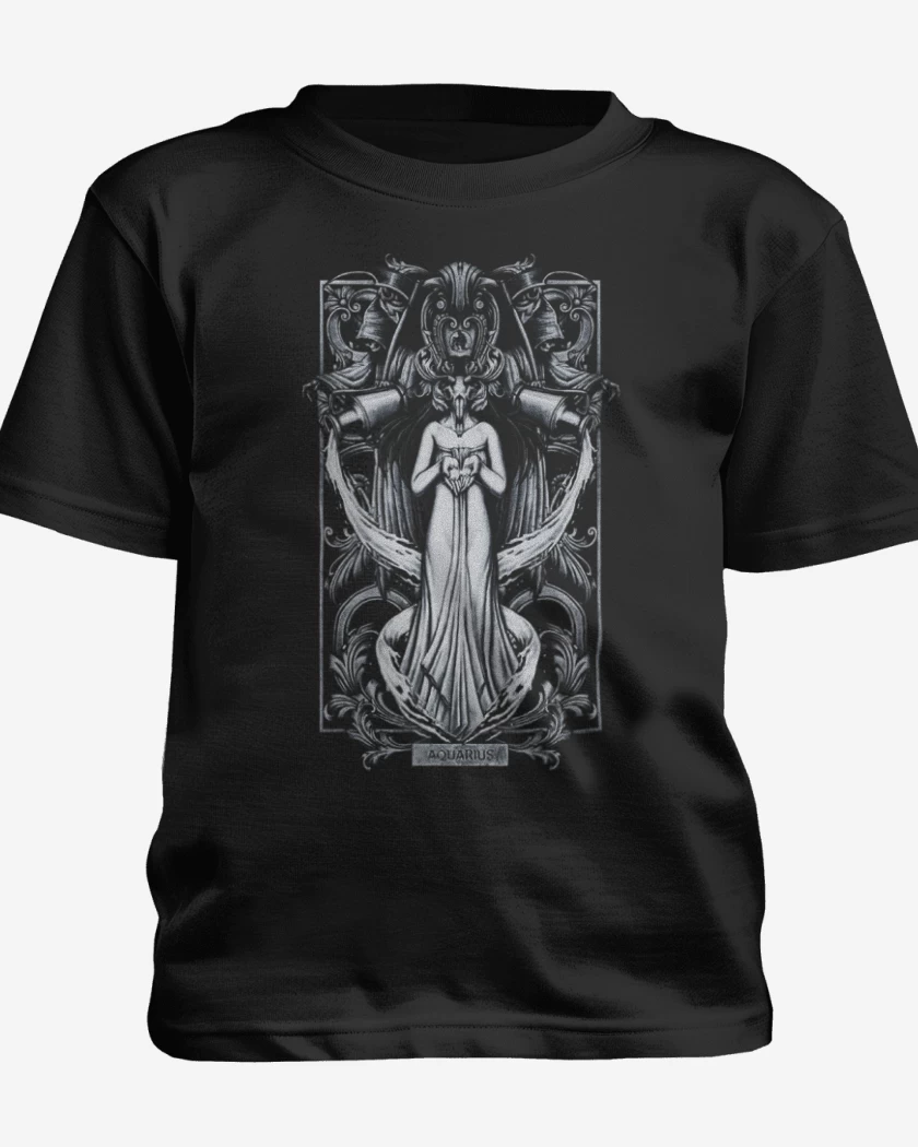 Polera de niño Negro de Acuario