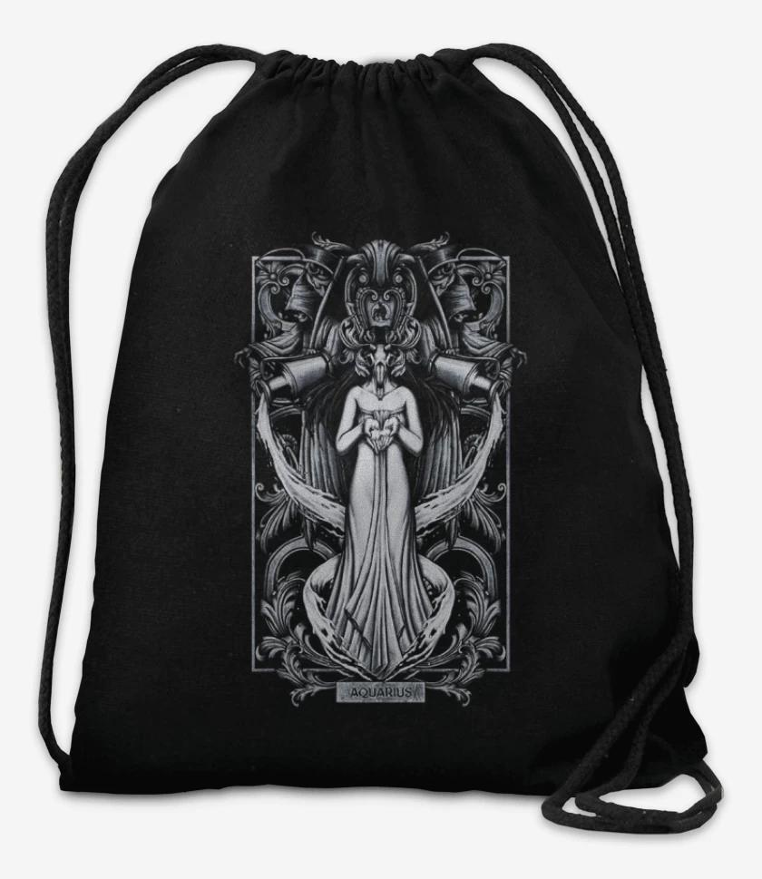 Mochila Negro de Acuario