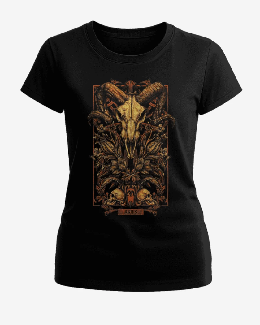 Polera de Mujer Negro de Aries