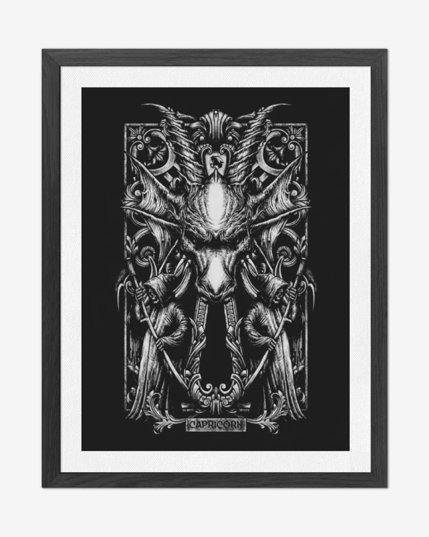 Cuadro decorativo Capricornio signos