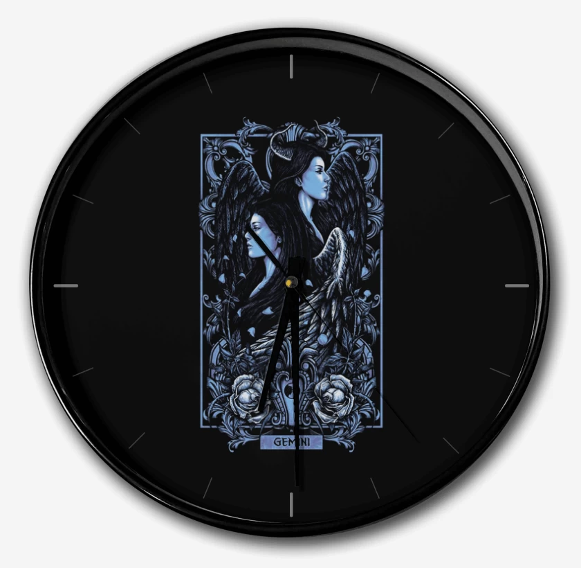 Reloj Negro de Geminis