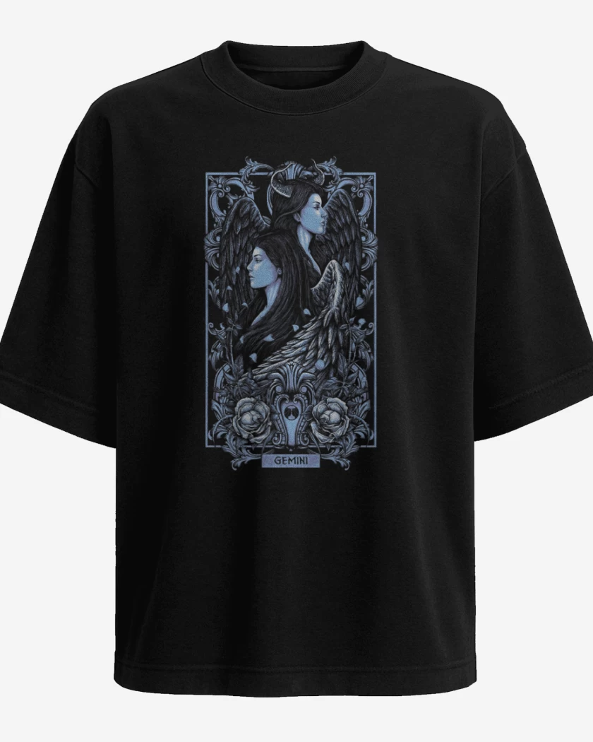 Polera Oversize Negro de Geminis