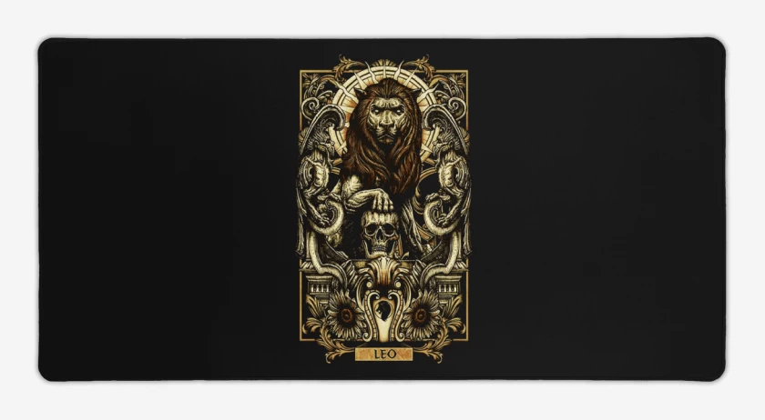 Mouse pad Gamer Negro de Leo