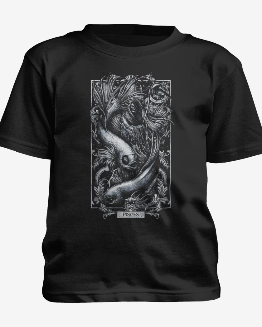 Polera de niño Negro de Piscis
