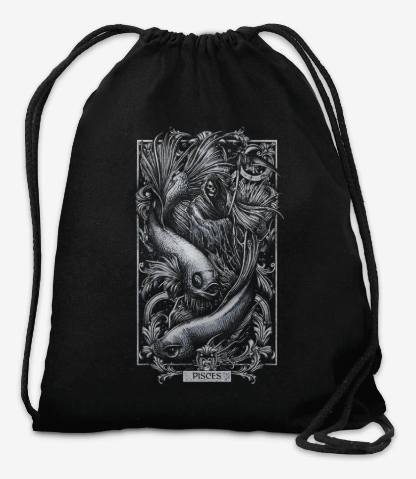 Mochila Negro de Piscis