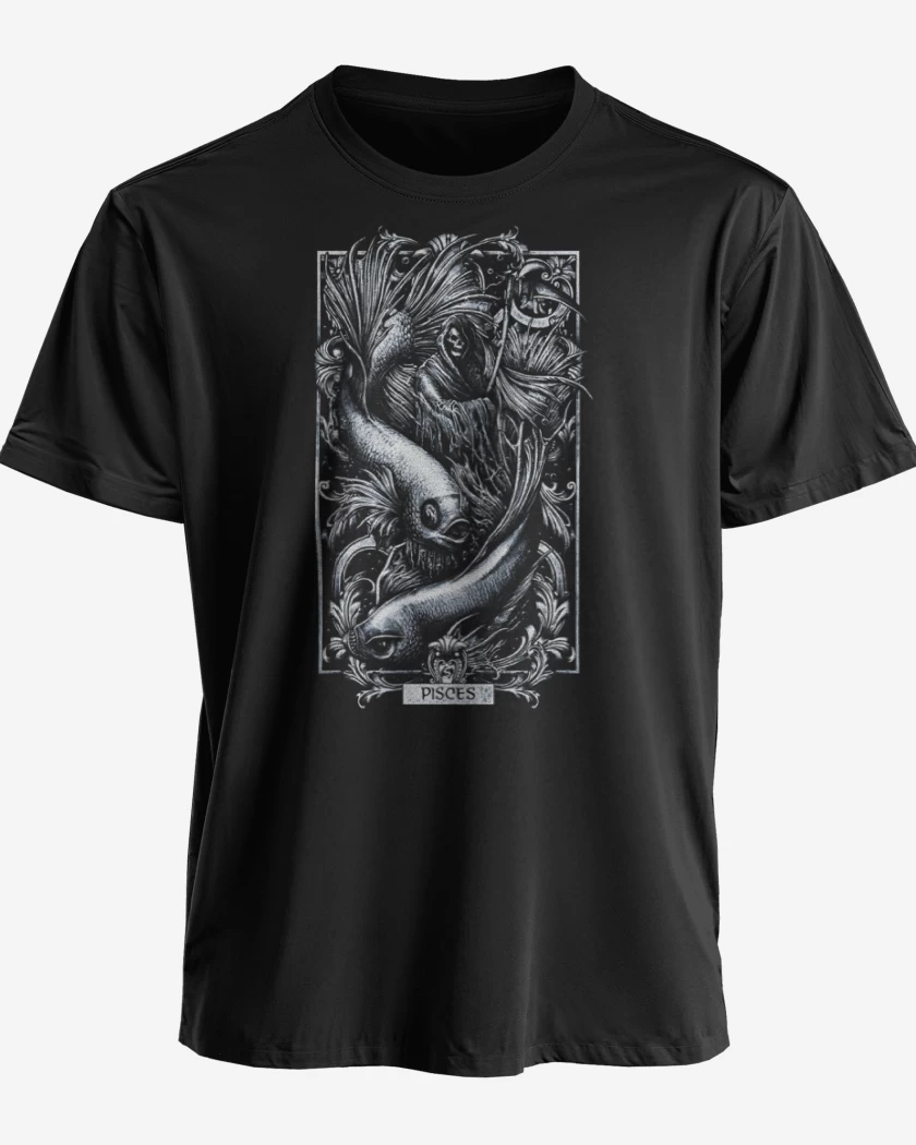 Polera premium Negro de Piscis