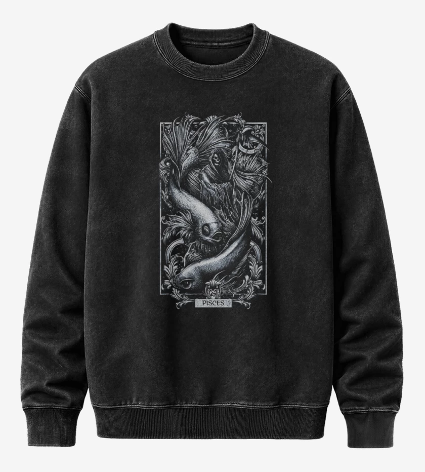 Poleron Polo Acid Wash Piscis