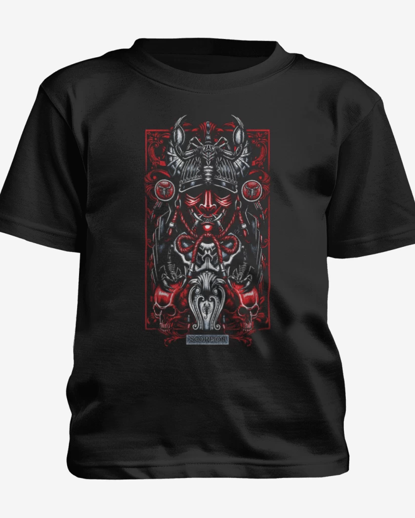Polera de niño Negro de Escorpion Signos