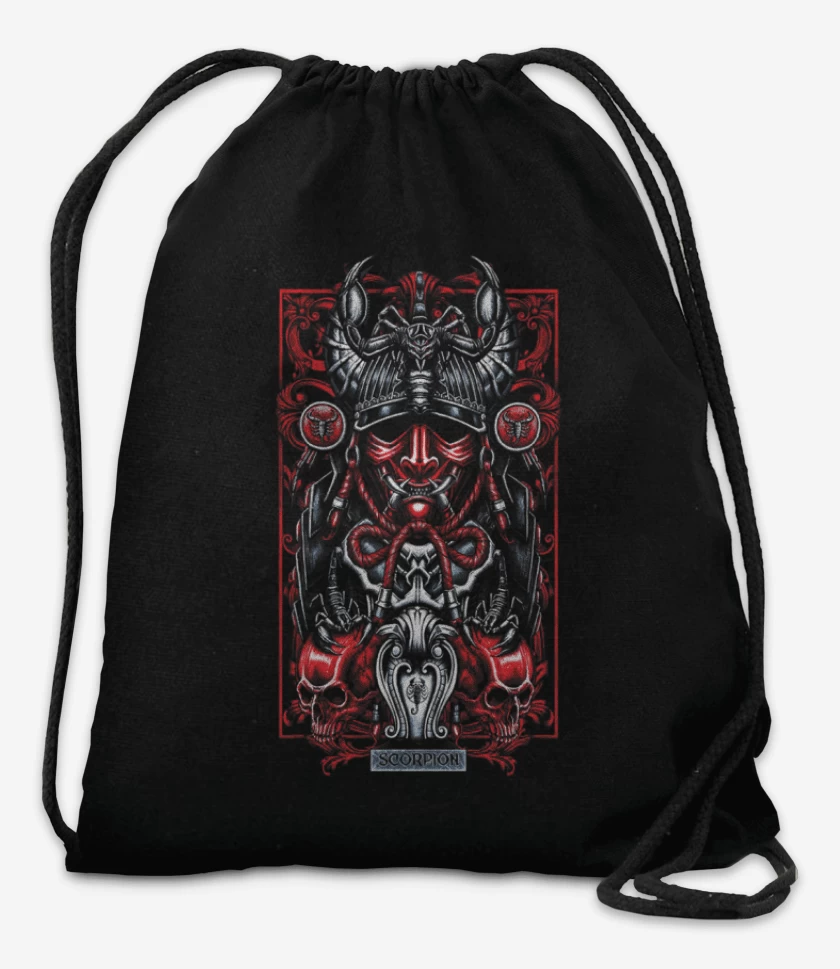 Mochila Negro de Escorpion Signos
