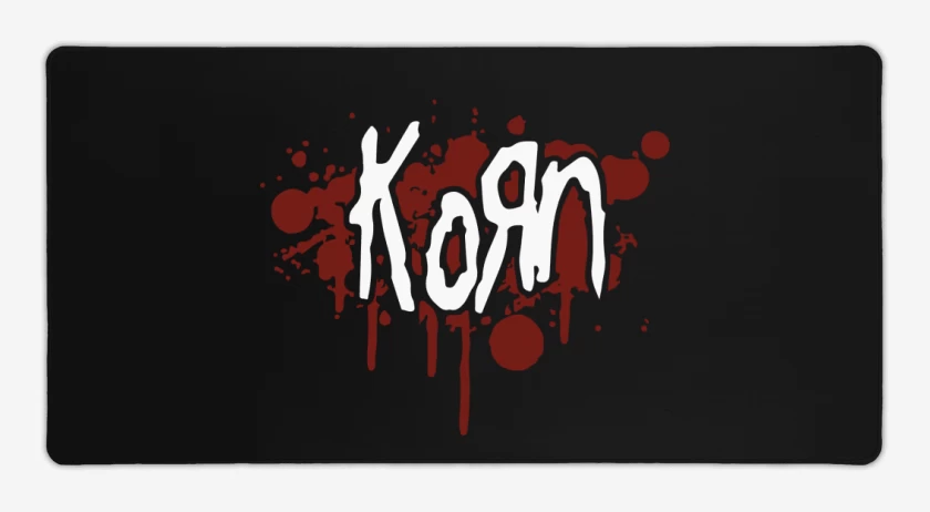 Mouse pad Gamer Negro de Korn