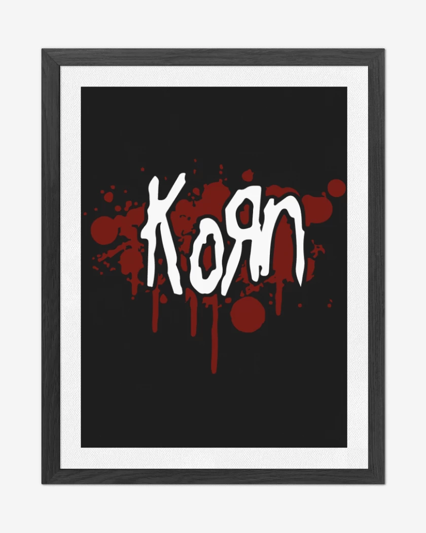Cuadro decorativo Negro de Korn