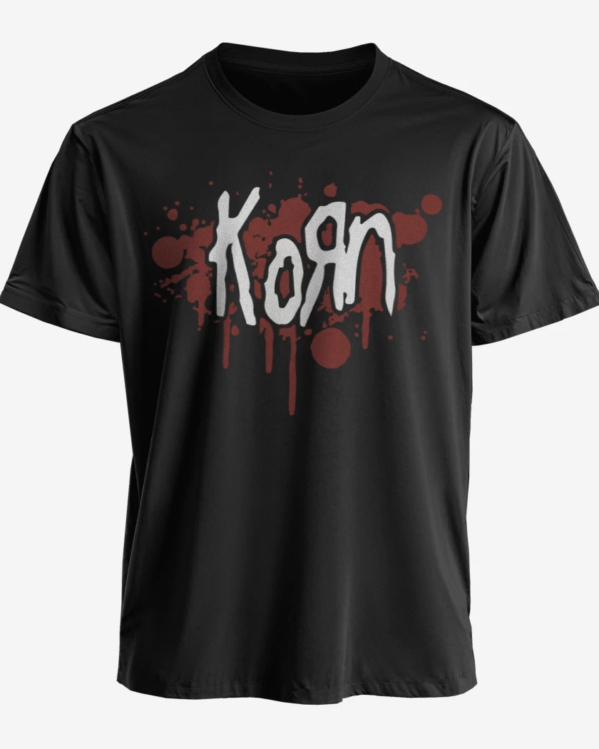 Polera premium Negro de Korn