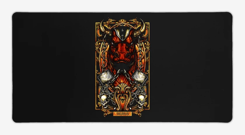 Mouse pad Gamer Negro de Tauro