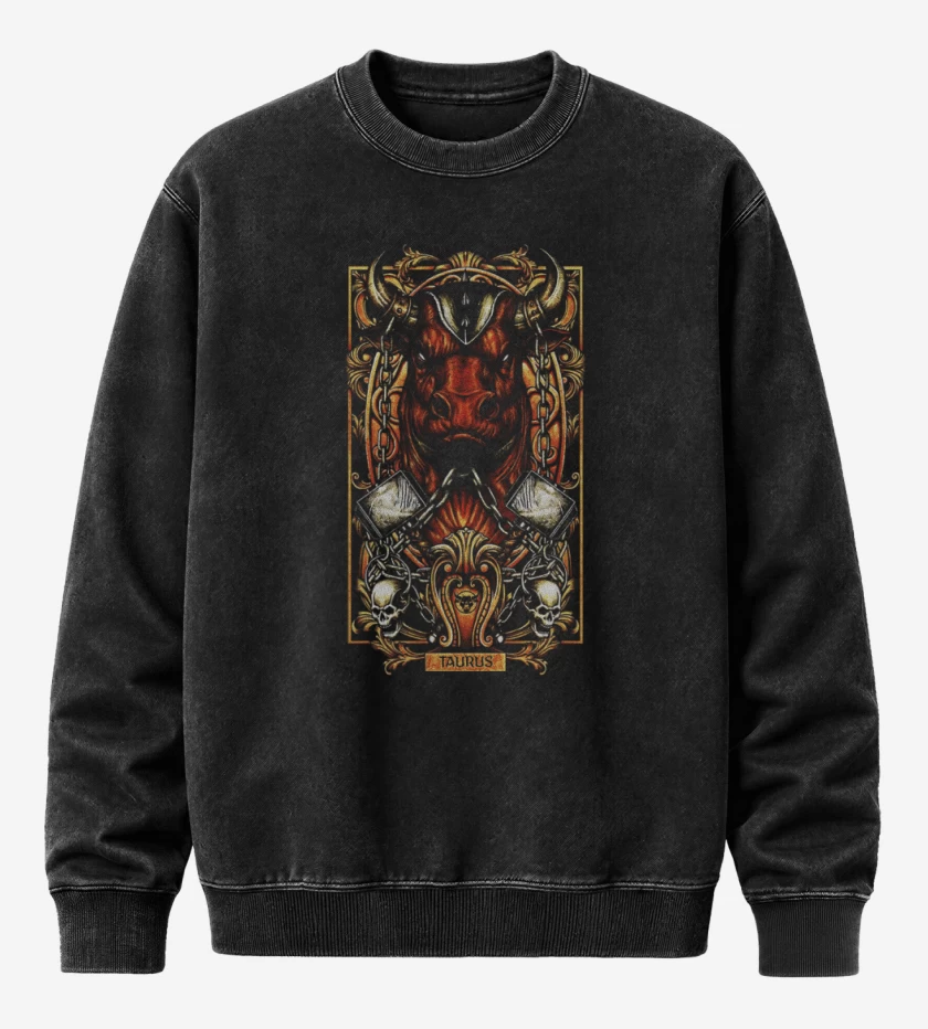 Poleron Polo Acid Wash Negro de Tauro